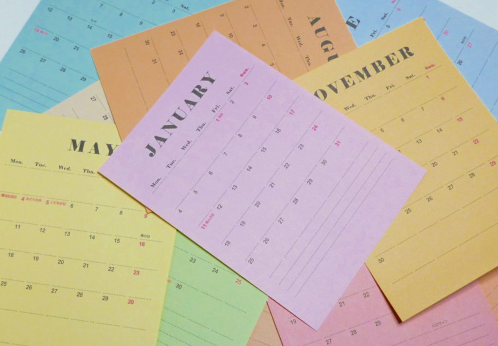 【年度末】年間営業(休日)カレンダーを作りませんか